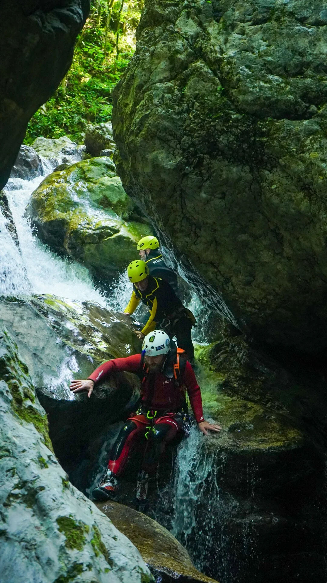 Canyoning adventure in the Soča Valley, Slovenia